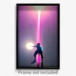 Pixel Art Poster - Agile Gambit (8 Bit Psychedelic Trippy Video Game Print)