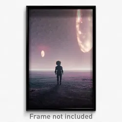 Pixel Art Poster - Great Void (8 Bit Psychedelic Trippy Weird Video Game Print)