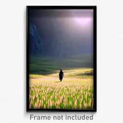 Pixel Art Poster - Wicked Grassland (8 Bit Psychedelic Trippy Video Game Print)