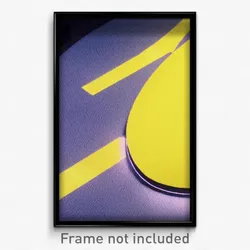 Pixel Art Poster - Yellow Meeting Place (8 Bit Psychedelic Video Game Print)