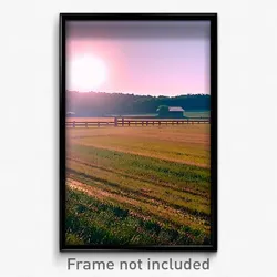 Pixel Art Poster - Big Pasture (8 Bit Psychedelic Trippy Weird Video Game Print)