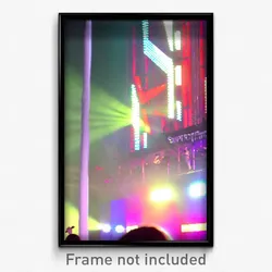 Pixel Art Poster - Superficial Fest (8 Bit Psychedelic Trippy Video Game Print)