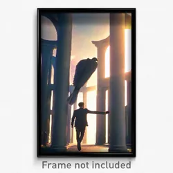 Pixel Art Poster - Bountiful Aperture (8 Bit Psychedelic Video Game Print)