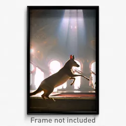 Pixel Art Poster - Pristine Menagerie (8 Bit Psychedelic Video Game Print)