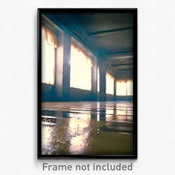 Pixel Art Poster - Damp Ballroom (8 Bit Psychedelic Trippy Video Game Print)
