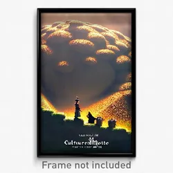 Pixel Art Poster - Cultured Motte (8 Bit Psychedelic Trippy Video Game Print)