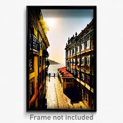 Pixel Art Poster - Stupendous Lisbon (8 Bit Psychedelic Trippy Video Game Print)