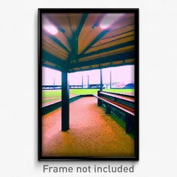 Pixel Art Poster - Tremendous Dugout (8 Bit Psychedelic Trippy Video Game Print)