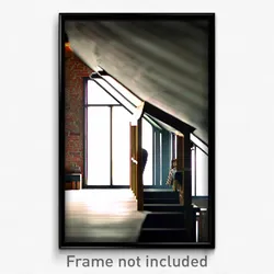 Pixel Art Poster - Thoughtful Loft (8 Bit Psychedelic Trippy Video Game Print)
