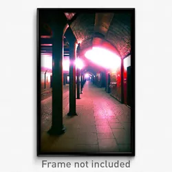 Pixel Art Poster - Underground Barony (8 Bit Psychedelic Video Game Print)