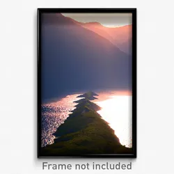 Pixel Art Poster - Dramatic Meander (8 Bit Psychedelic Trippy Video Game Print)