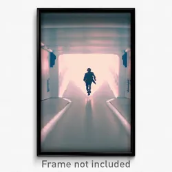 Pixel Art Poster - White Route (8 Bit Psychedelic Trippy Weird Video Game Print)