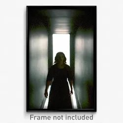 Pixel Art Poster - Dark Passage (8 Bit Psychedelic Trippy Video Game Print)