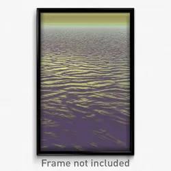 Pixel Art Poster - Fancy Flood Plain (8 Bit Psychedelic Trippy Video Game Print)