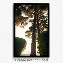 Pixel Art Poster - Narrow Copse (8 Bit Psychedelic Trippy Video Game Print)