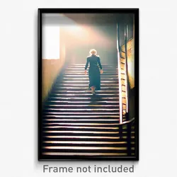 Pixel Art Poster - Dirty Stair (8 Bit Psychedelic Trippy Weird Video Game Print)