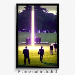 Pixel Art Poster - Buzzing Demesne (8 Bit Psychedelic Trippy Video Game Print)