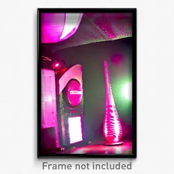 Pixel Art Poster - Pink Bivouac (8 Bit Psychedelic Trippy Video Game Print)