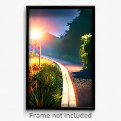 Pixel Art Poster - Wild Avenue (8 Bit Psychedelic Trippy Weird Video Game Print)