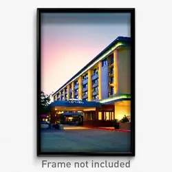 Pixel Art Poster - Normal Hotel (8 Bit Psychedelic Trippy Video Game Print)