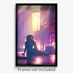 Pixel Art Poster - Admired Dream (8 Bit Psychedelic Trippy Video Game Print)
