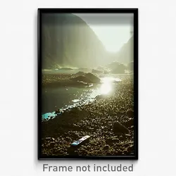 Pixel Art Poster - Remote Runoff (8 Bit Psychedelic Trippy Video Game Print)