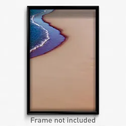Pixel Art Poster - Flickering Sandbar (8 Bit Psychedelic Video Game Print)