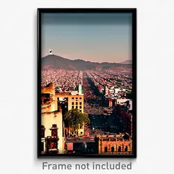 Pixel Art Poster - Dry Mexico City (8 Bit Psychedelic Trippy Video Game Print)