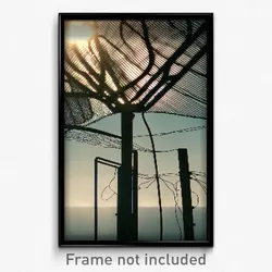 Pixel Art Poster - Interesting Wire (8 Bit Psychedelic Trippy Video Game Print)