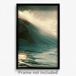 Pixel Art Poster - Buoyant Runoff (8 Bit Psychedelic Trippy Video Game Print)