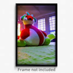 Pixel Art Poster - Plush Relicry (8 Bit Psychedelic Trippy Video Game Print)