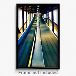Pixel Art Poster - Remarkable Ramp (8 Bit Psychedelic Trippy Video Game Print)