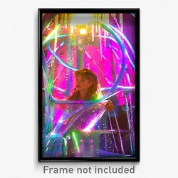 Pixel Art Poster - Brilliant Plastic (8 Bit Psychedelic Trippy Video Game Print)