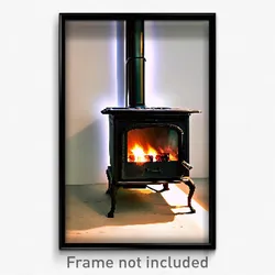 Pixel Art Poster - Zealous Stove (8 Bit Psychedelic Trippy Video Game Print)