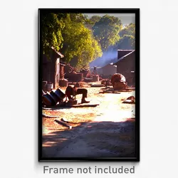 Pixel Art Poster - Rural Forgeworks (8 Bit Psychedelic Trippy Video Game Print)