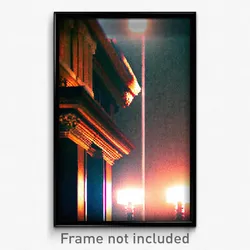 Pixel Art Poster - Cultured Dominion (8 Bit Psychedelic Trippy Video Game Print)
