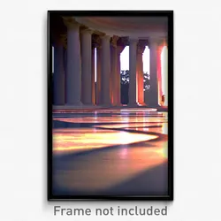 Pixel Art Poster - Polished Henge (8 Bit Psychedelic Trippy Video Game Print)