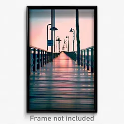 Pixel Art Poster - Nutty Boardwalk (8 Bit Psychedelic Trippy Video Game Print)