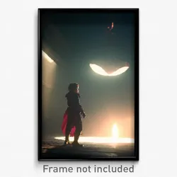 Pixel Art Poster - Dark Ego Exploration (8 Bit Psychedelic Video Game Print)