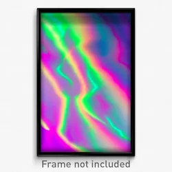 Pixel Art Poster - Distorted Dais (8 Bit Psychedelic Trippy Video Game Print)