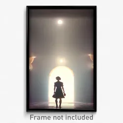 Pixel Art Poster - Vacant Ego Exploration (8 Bit Psychedelic Video Game Print)