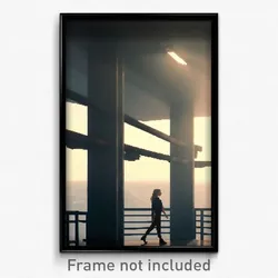 Pixel Art Poster - Secret Parapet (8 Bit Psychedelic Trippy Video Game Print)