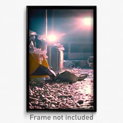 Pixel Art Poster - Cold Plastic (8 Bit Psychedelic Trippy Video Game Print)