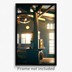 Pixel Art Poster - Antique Roost (8 Bit Psychedelic Trippy Video Game Print)