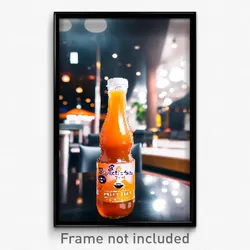 Pixel Art Poster - Spotless Thai Tea (8 Bit Psychedelic Trippy Video Game Print)