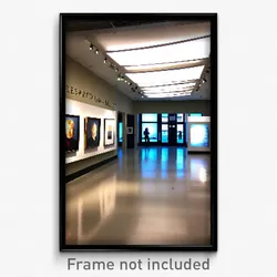 Pixel Art Poster - Treasured Gallery (8 Bit Psychedelic Trippy Video Game Print)