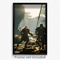 Pixel Art Poster - Warlike Middens (8 Bit Psychedelic Trippy Video Game Print)