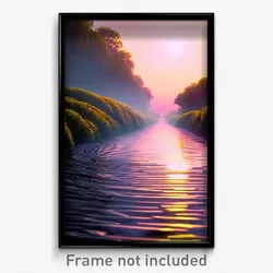 Pixel Art Poster - Thick Rill (8 Bit Psychedelic Trippy Weird Video Game Print)