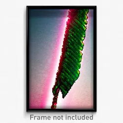 Pixel Art Poster - Slimy Arrowslit (8 Bit Psychedelic Trippy Video Game Print)