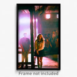 Pixel Art Poster - Worn College (8 Bit Psychedelic Trippy Video Game Print)